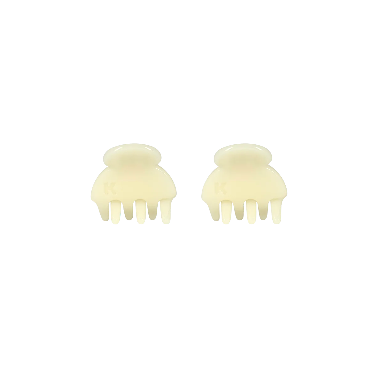 Baby Hair Claw Clip (Set of 2) — Buttermilk