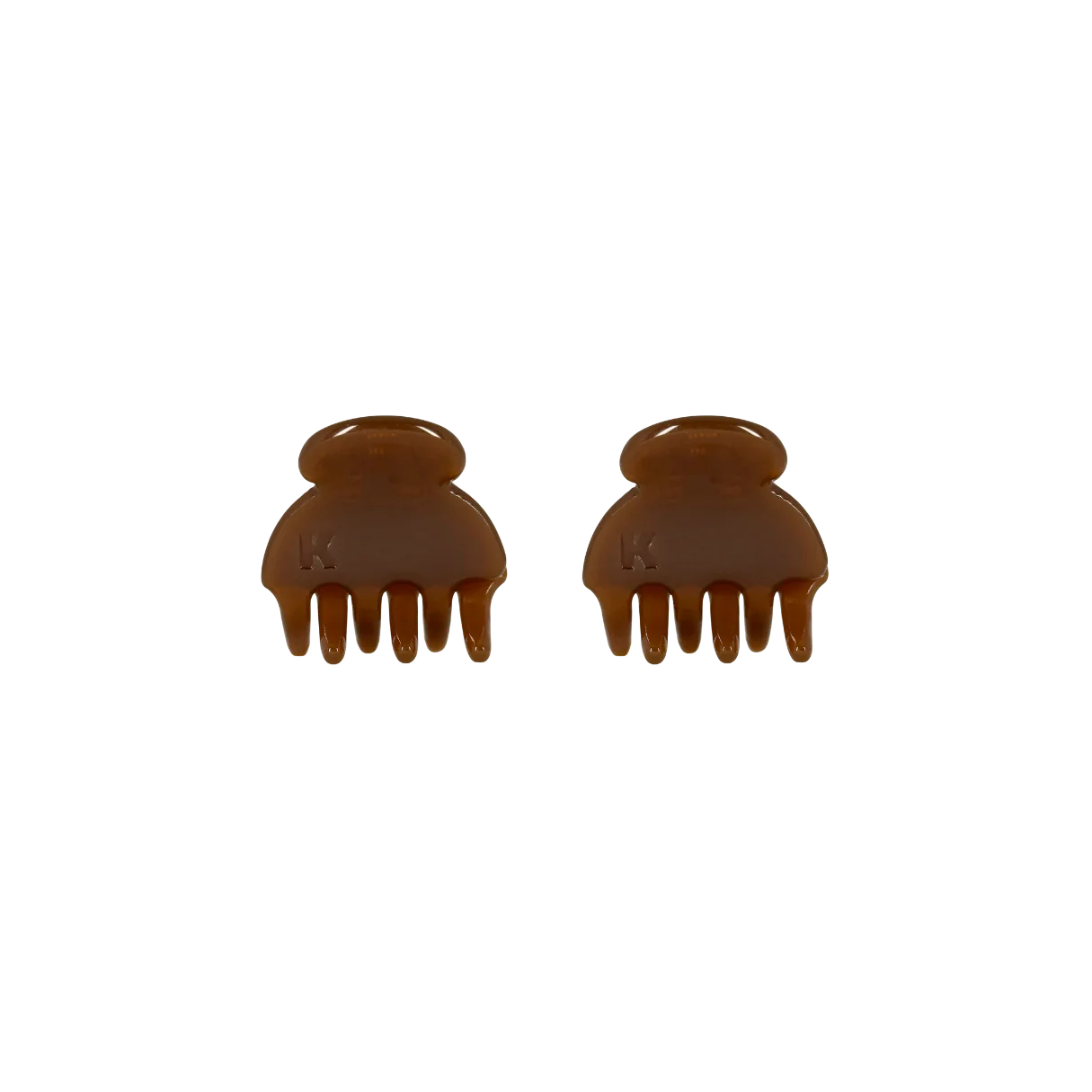 Baby Hair Claw Clip (Set of 2) — Espresso Martini