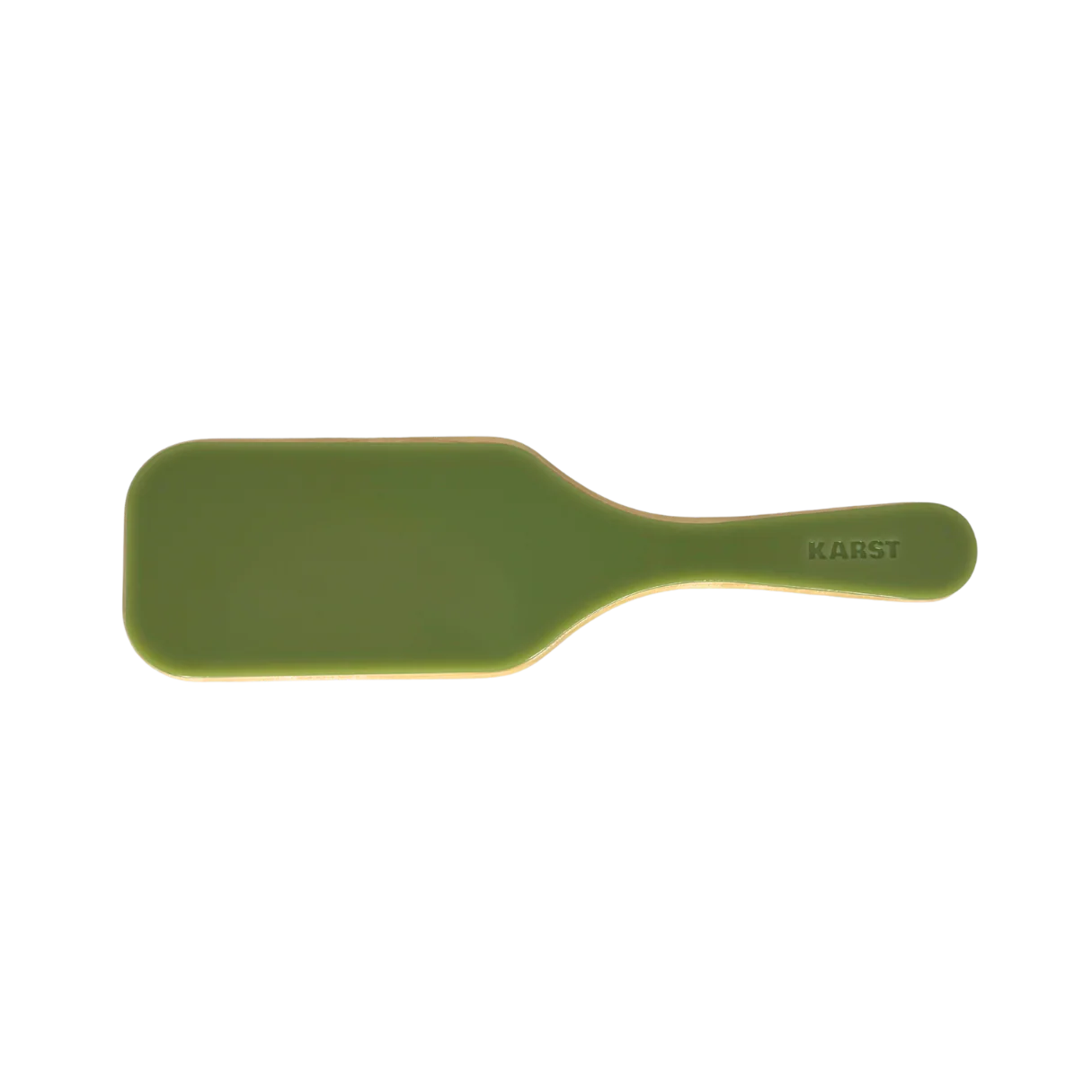 Bamboo Paddle Brush — Olive