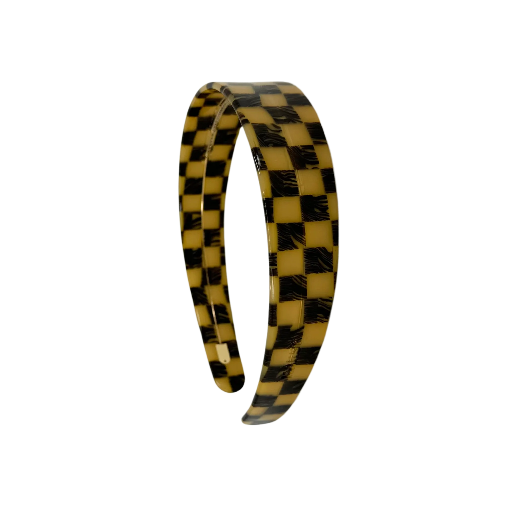 Bold Headband — Faded Checker (3 cm)