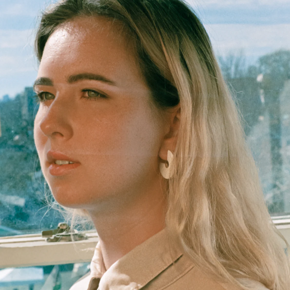 Bonnie Hoops — Cream - Image 3