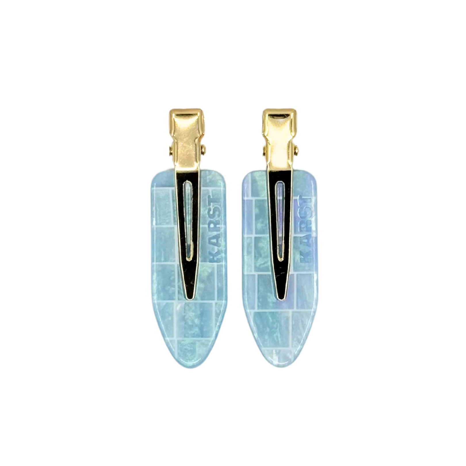 Creaseless Clips (Set of 2) — Aquamarine Tile