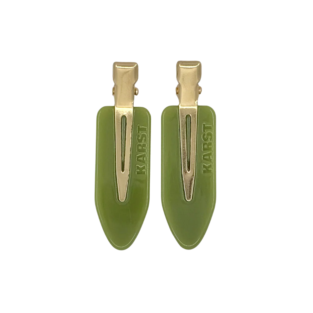 Creaseless Clips (Set of 2) — Olive