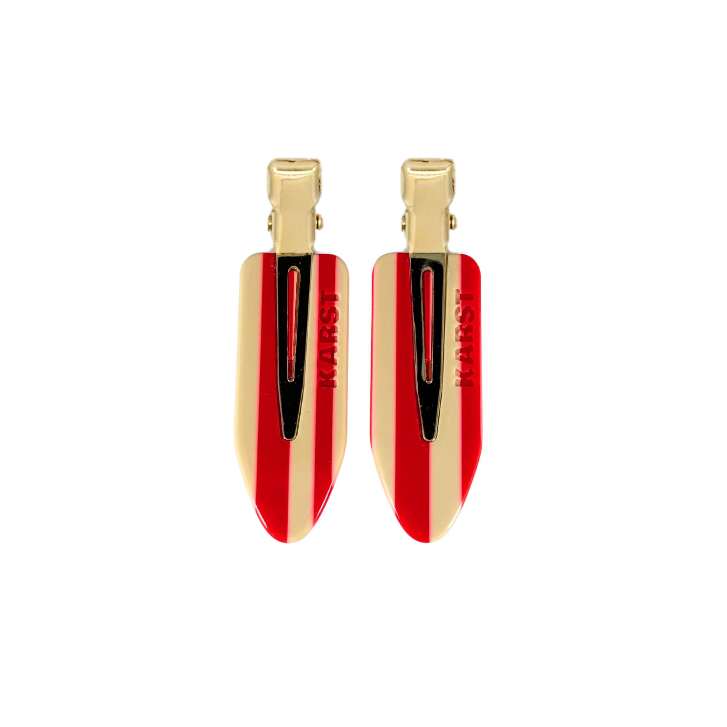 Creaseless Clips (Set of 2) — Peppermint Stripe