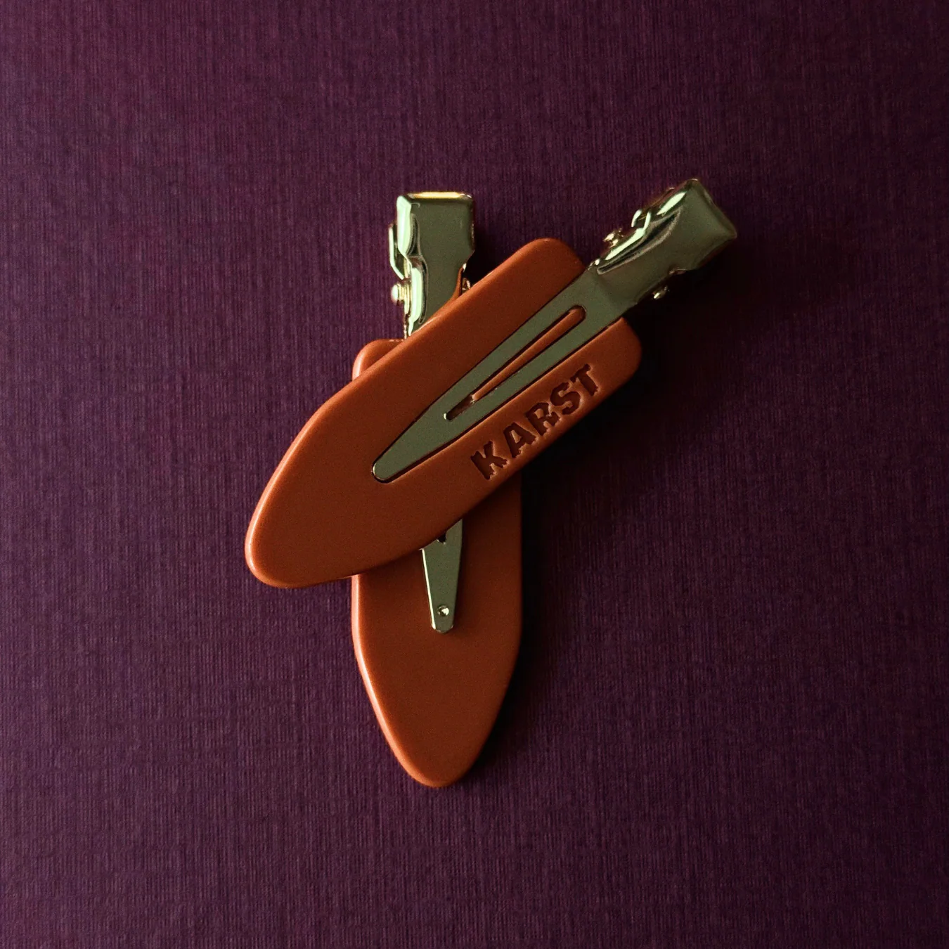 Creaseless Clips (Set of 2) — Clay - Image 2