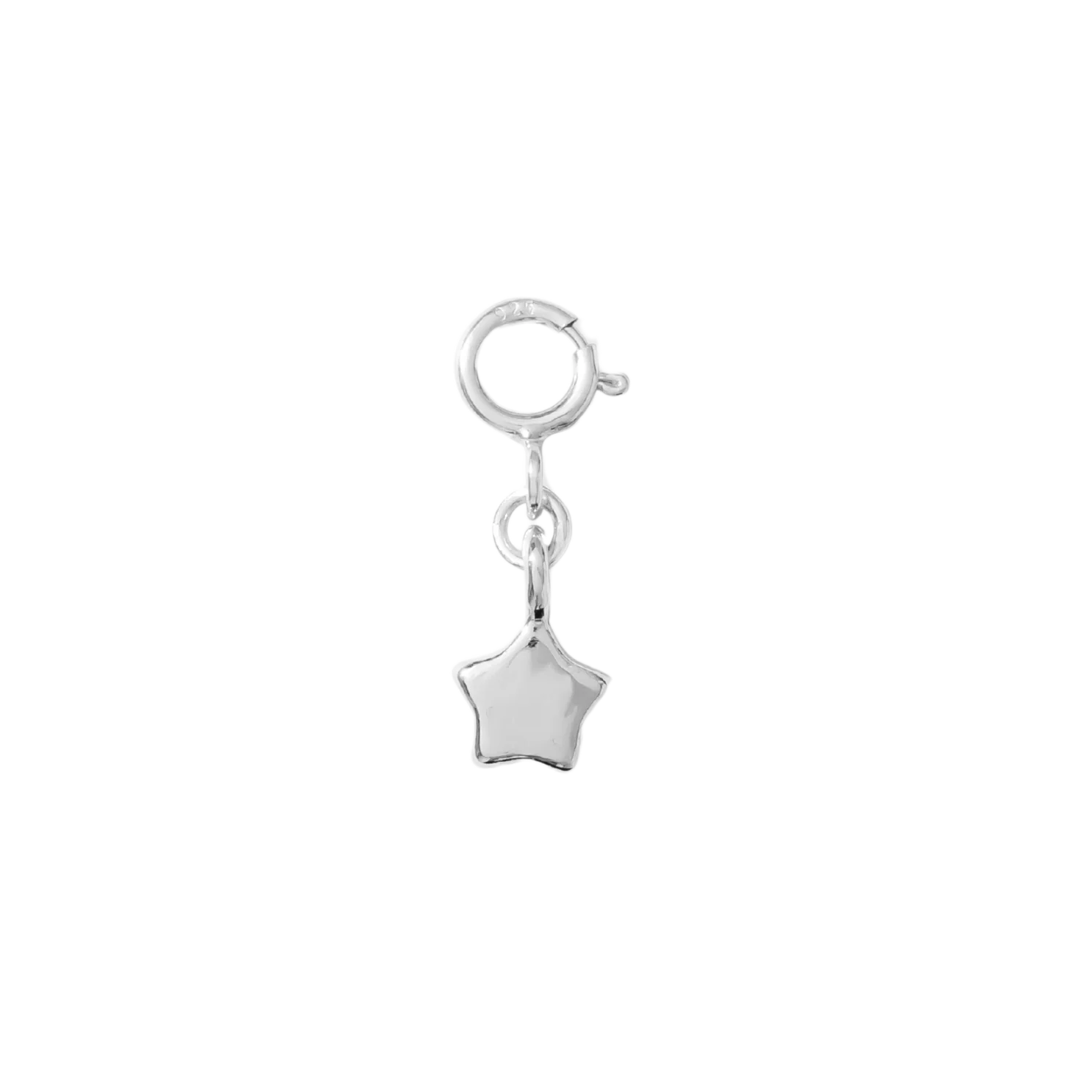 Hair Clip Charm — Baby Star (Silver)