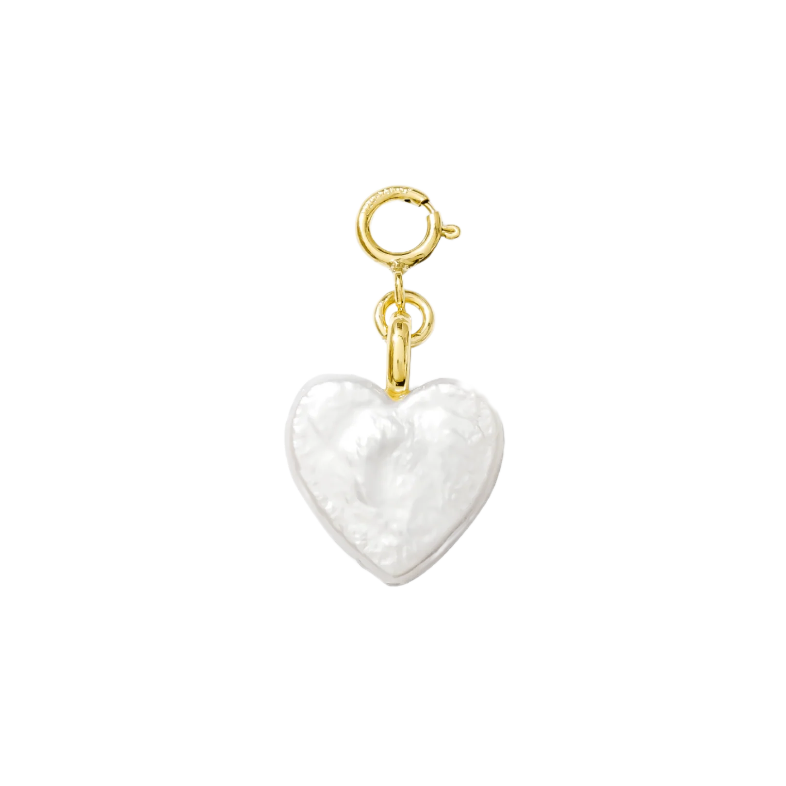 Hair Clip Charm — Freshwater Pearl Heart