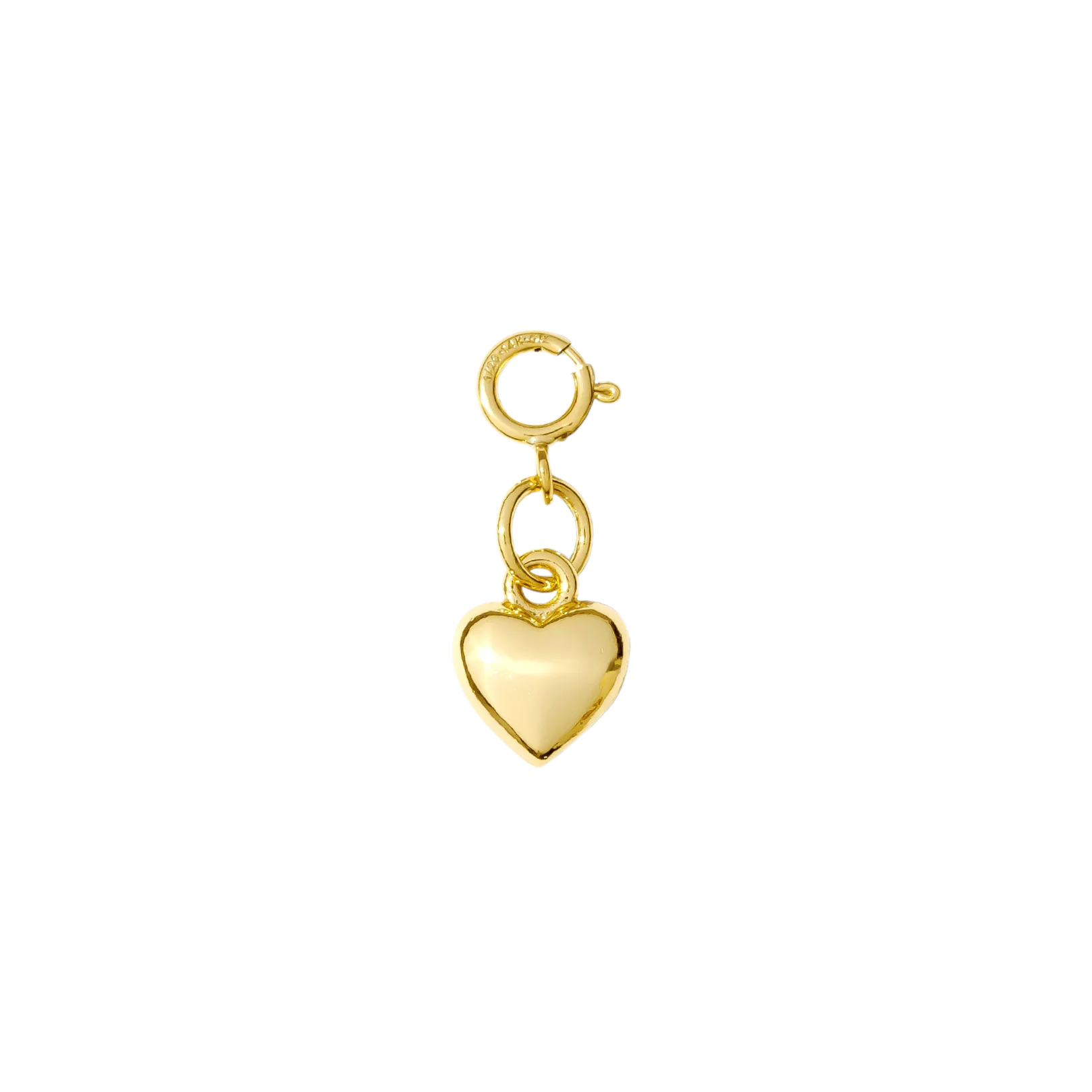 Hair Clip Charm — Heart of Gold