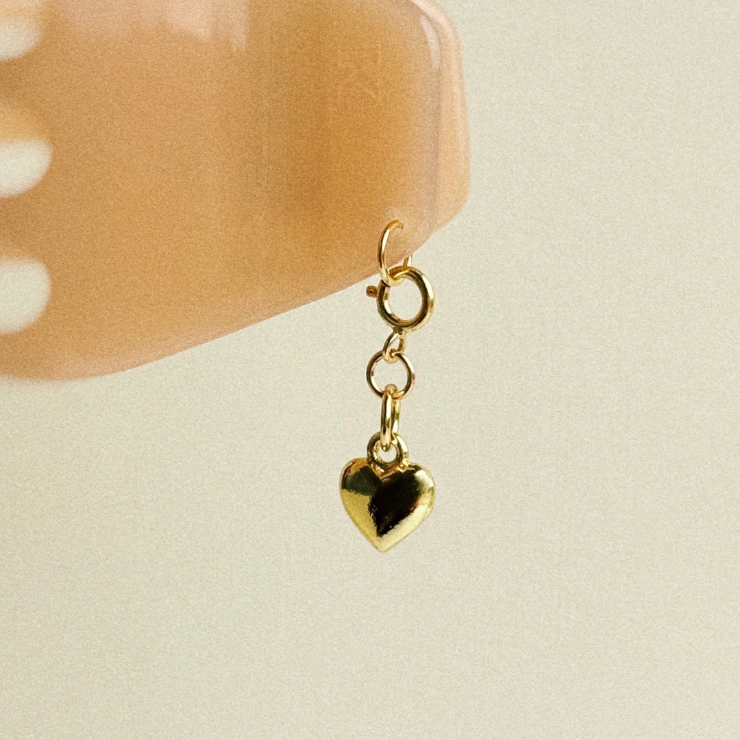 Hair Clip Charm — Heart of Gold - Image 2