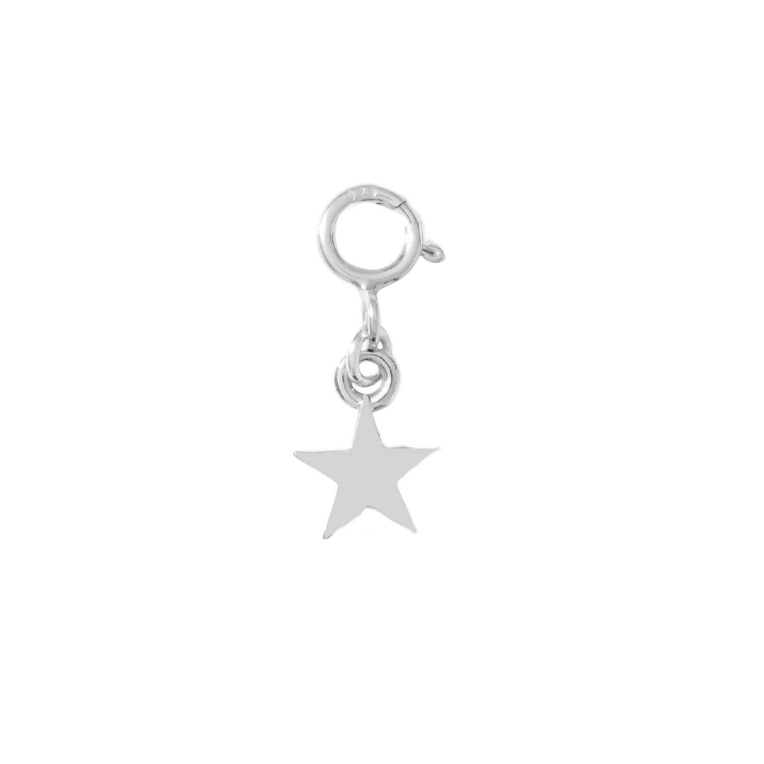 Hair Clip Charm — Lil Star (Silver)