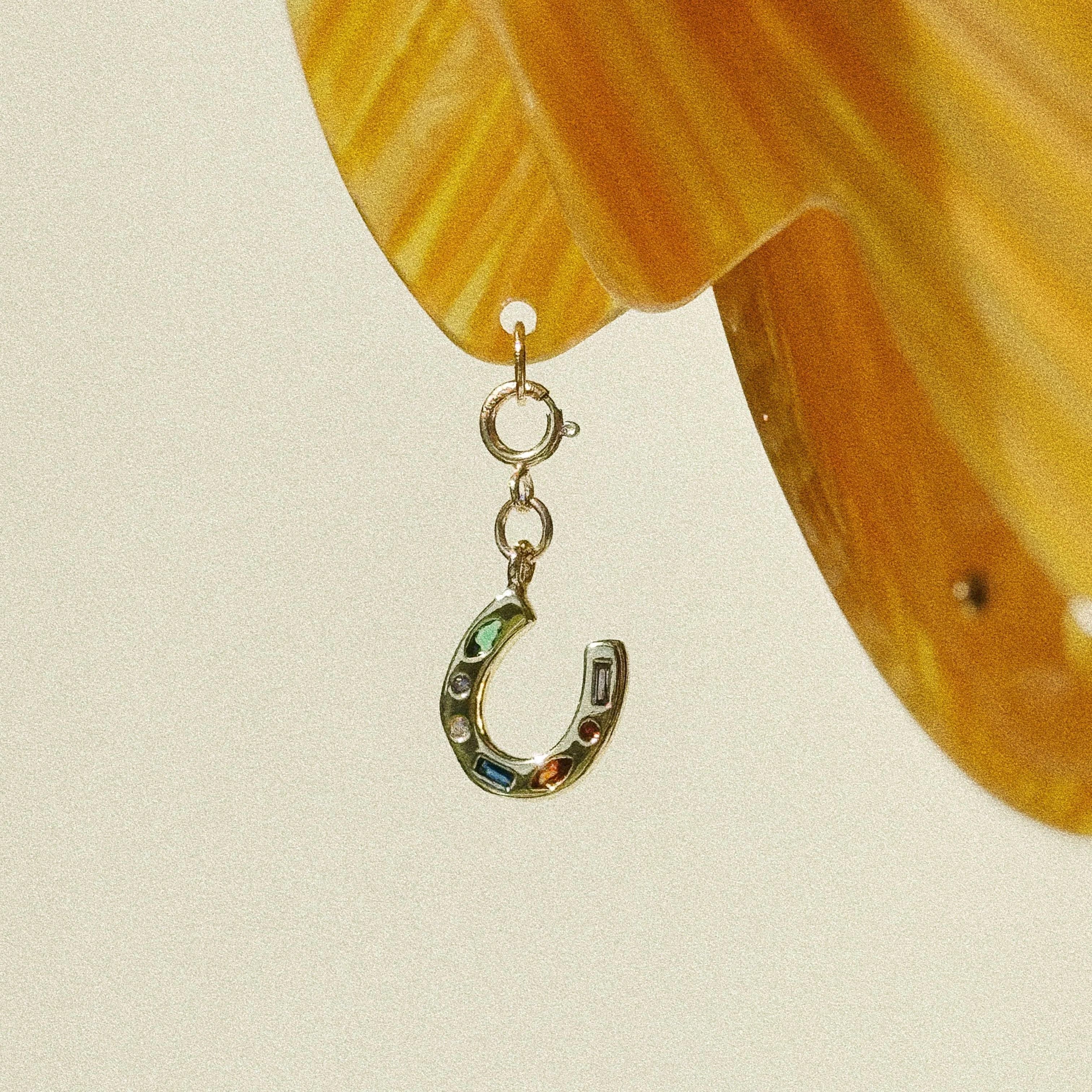 Hair Clip Charm — Lucky Horseshoe - Image 2