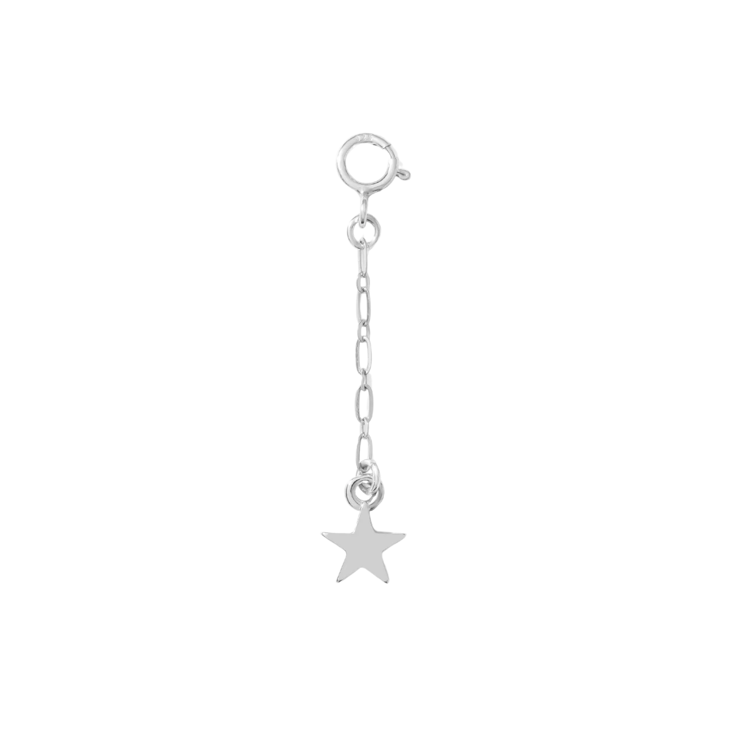 Hair Clip Charm — Stacker Star Charm (Silver)