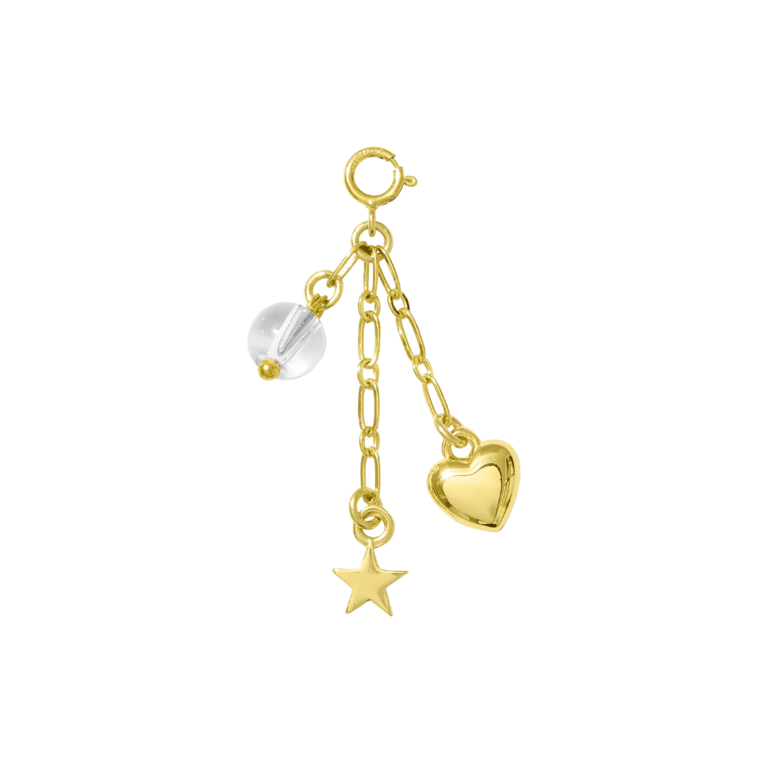 Hair Clip Charm — Starlet Trio