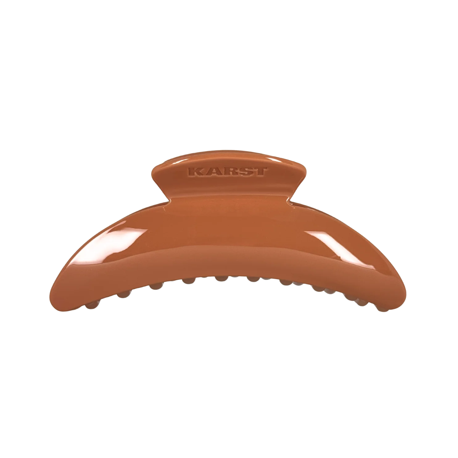 Slim Hair Claw Clip — Clay
