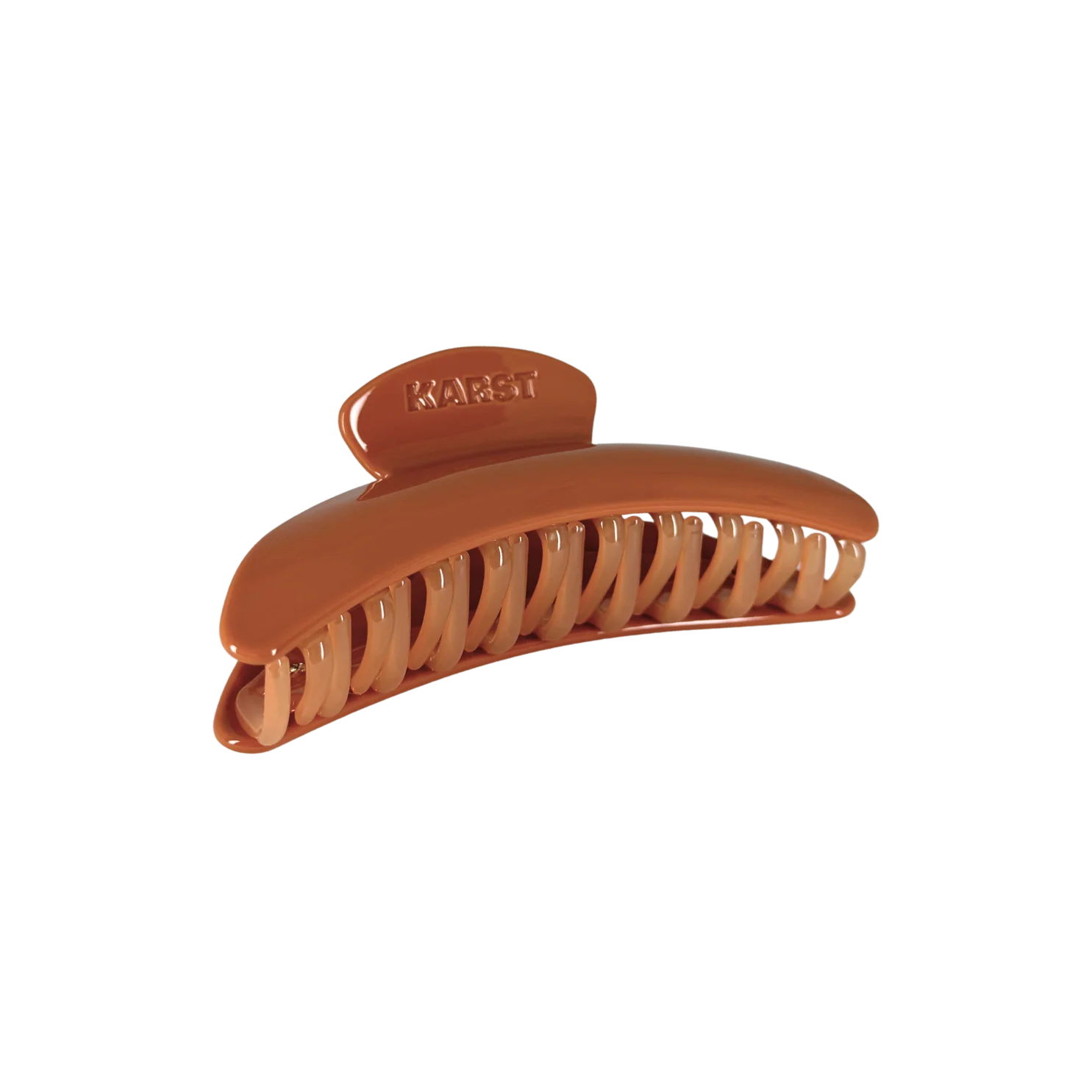 Slim Hair Claw Clip — Clay - Image 2