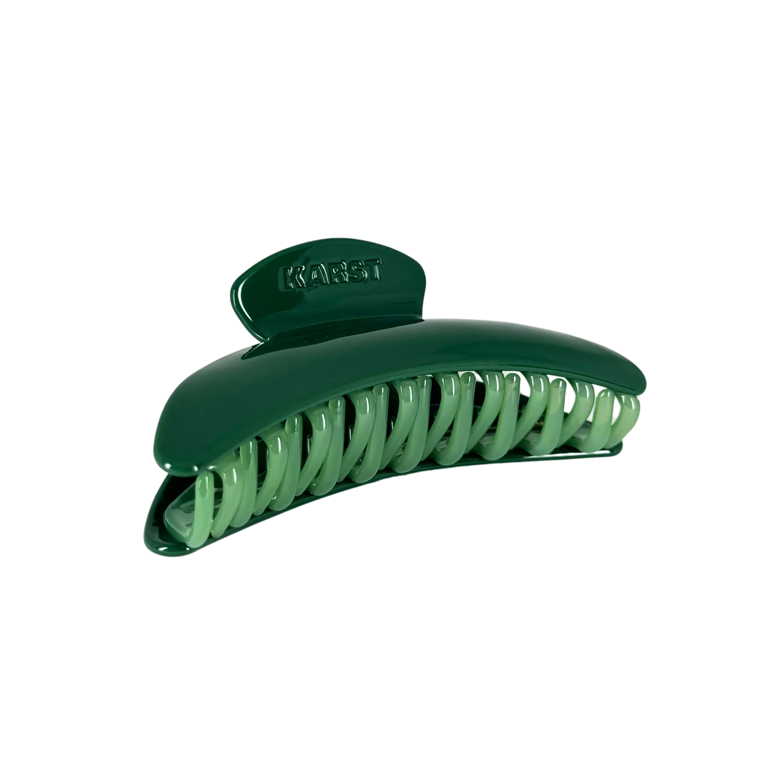 Slim Hair Claw Clip — Evergreen - Image 2