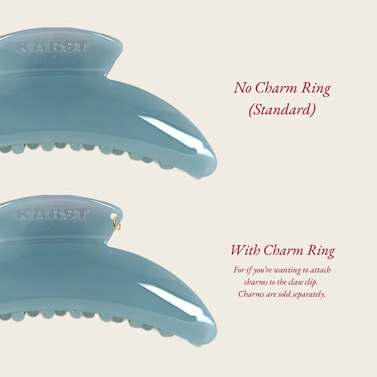 Slim Hair Claw Clip — Mist - Image 3