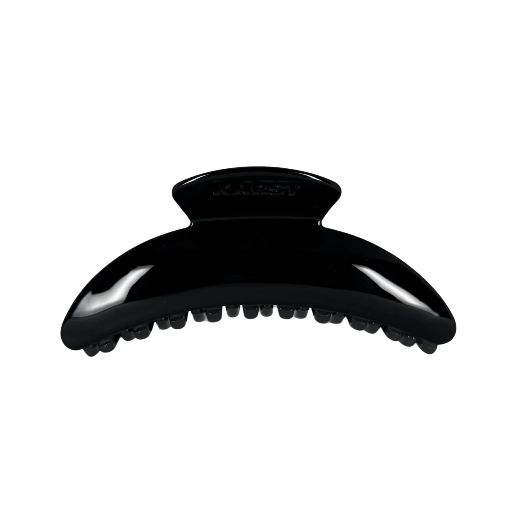 Slim Hair Claw Clip — Noir